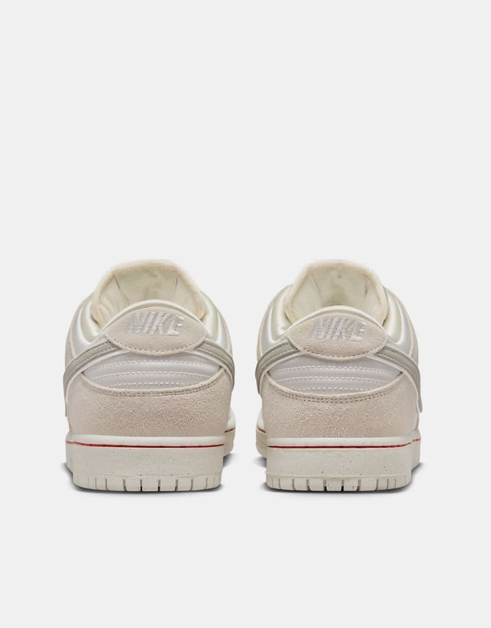 Nike SB 'City of Love' Dunk Low Premium Skate Shoes - Coconut Milk/Lt Bone-Phantom-Univ Red-Sail - Image 6