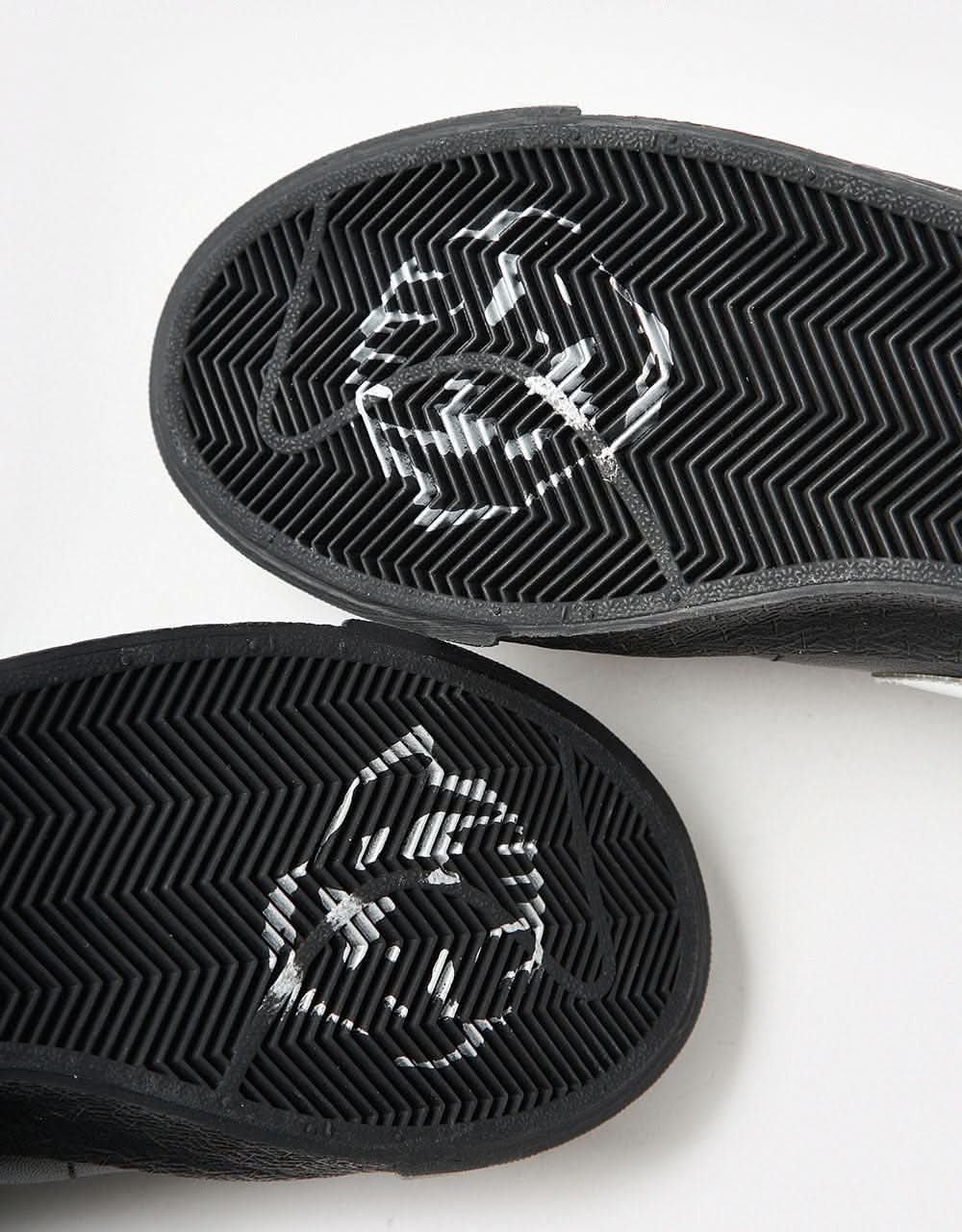 Nike SB 'Dancer' Zoom Blazer Low QS Skate Shoes - Black/Metallic Silver-Black - Image 11