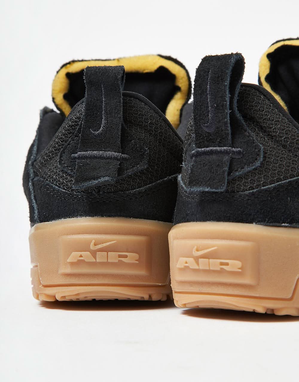 Nike SB Day One GS Kids Skate Shoes - Black/Black-Gum Lt Brown-White - Image 7