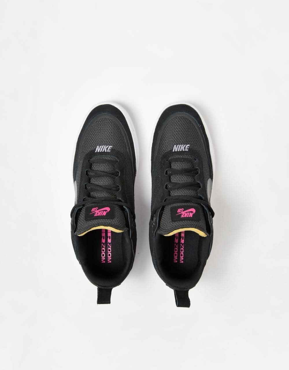Nike SB Day One GS Kids Skate Shoes - Black/Cool Grey-Anthracite-White - Image 6