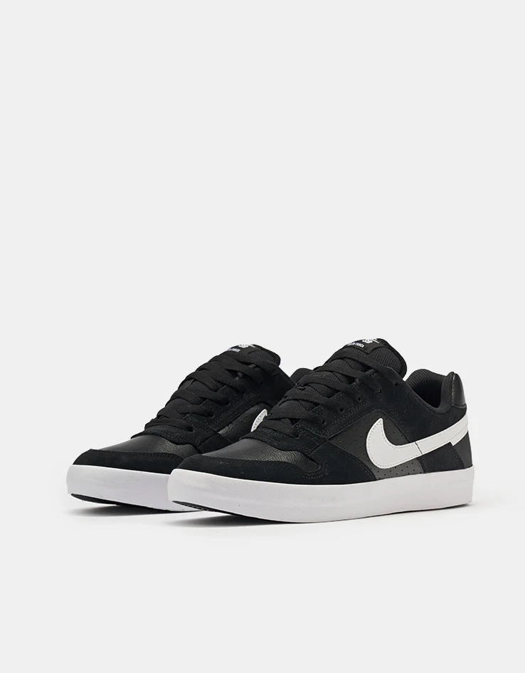 Nike SB Delta Force Vulc Skate Shoes - Black/White-Anthracite - Image 4