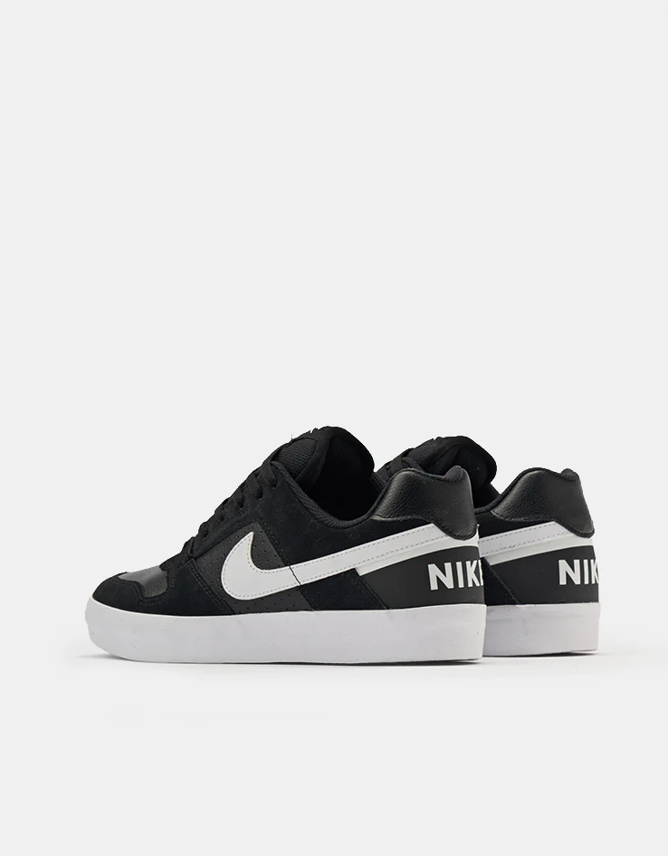 Nike SB Delta Force Vulc Skate Shoes - Black/White-Anthracite - Image 5