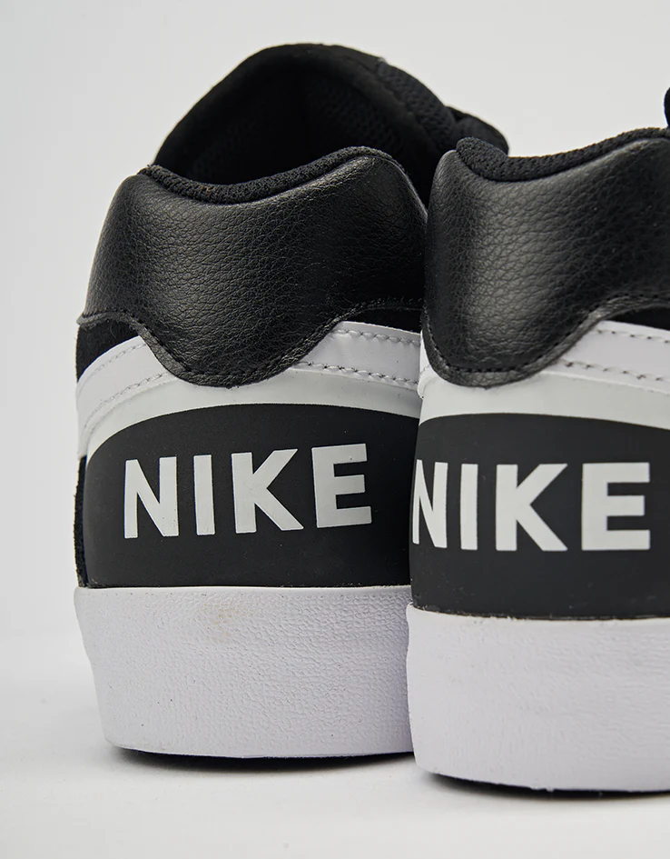 Nike SB Delta Force Vulc Skate Shoes - Black/White-Anthracite - Image 9