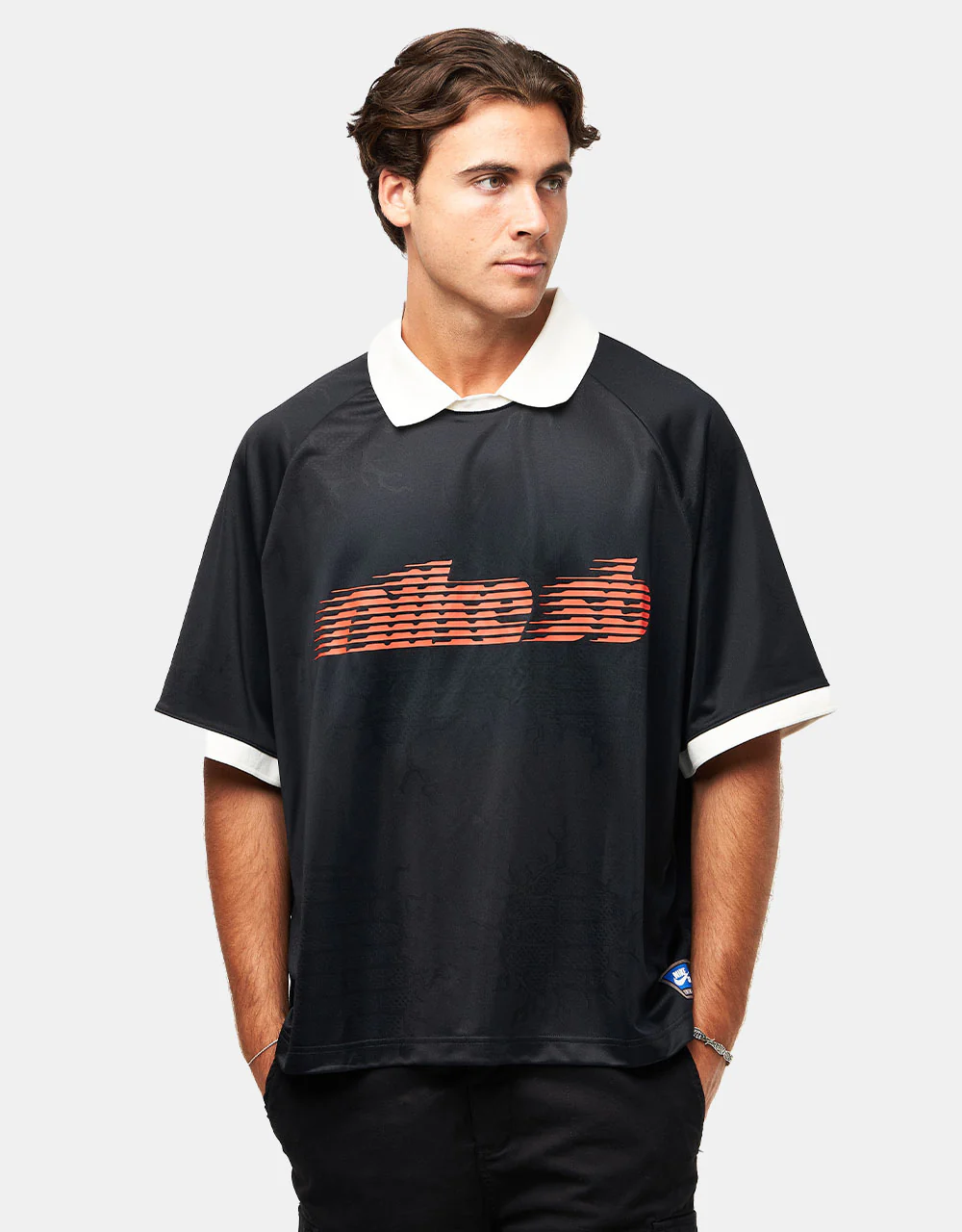 Nike SB Dri-Fit Jacquard Jersey 2 - Black/Sail - Image 2