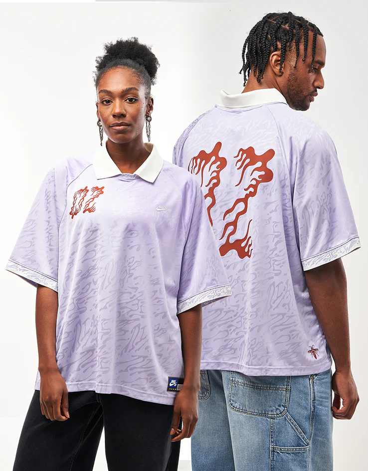 Nike SB Dri-Fit Jacquard Jersey - Hydrangeas/Sail/White