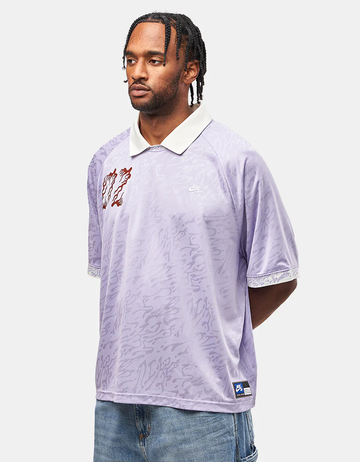 Nike SB Dri-Fit Jacquard Jersey - Hydrangeas/Sail/White - Image 3