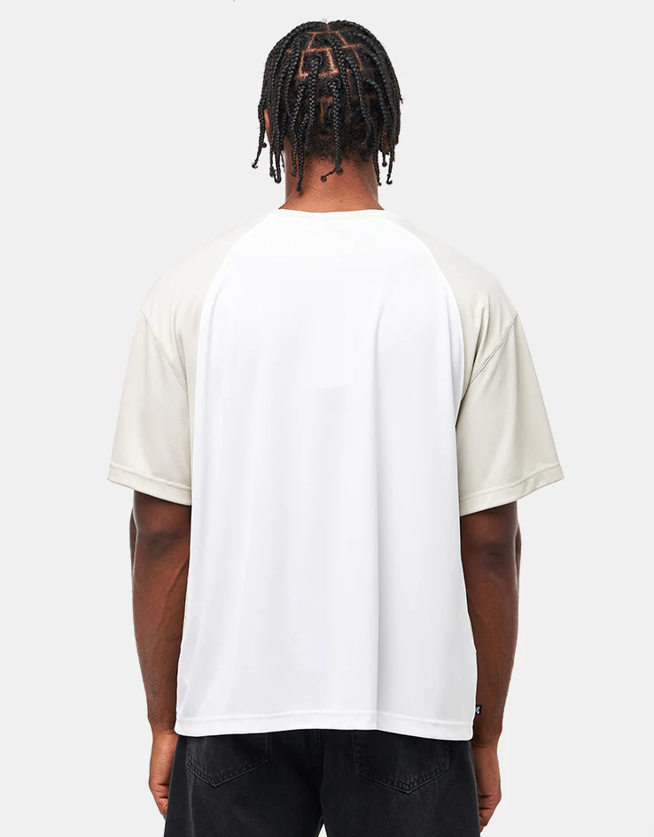 Nike SB Dri-Fit Knitted Jersey - White/Light Bone/Black - Image 2