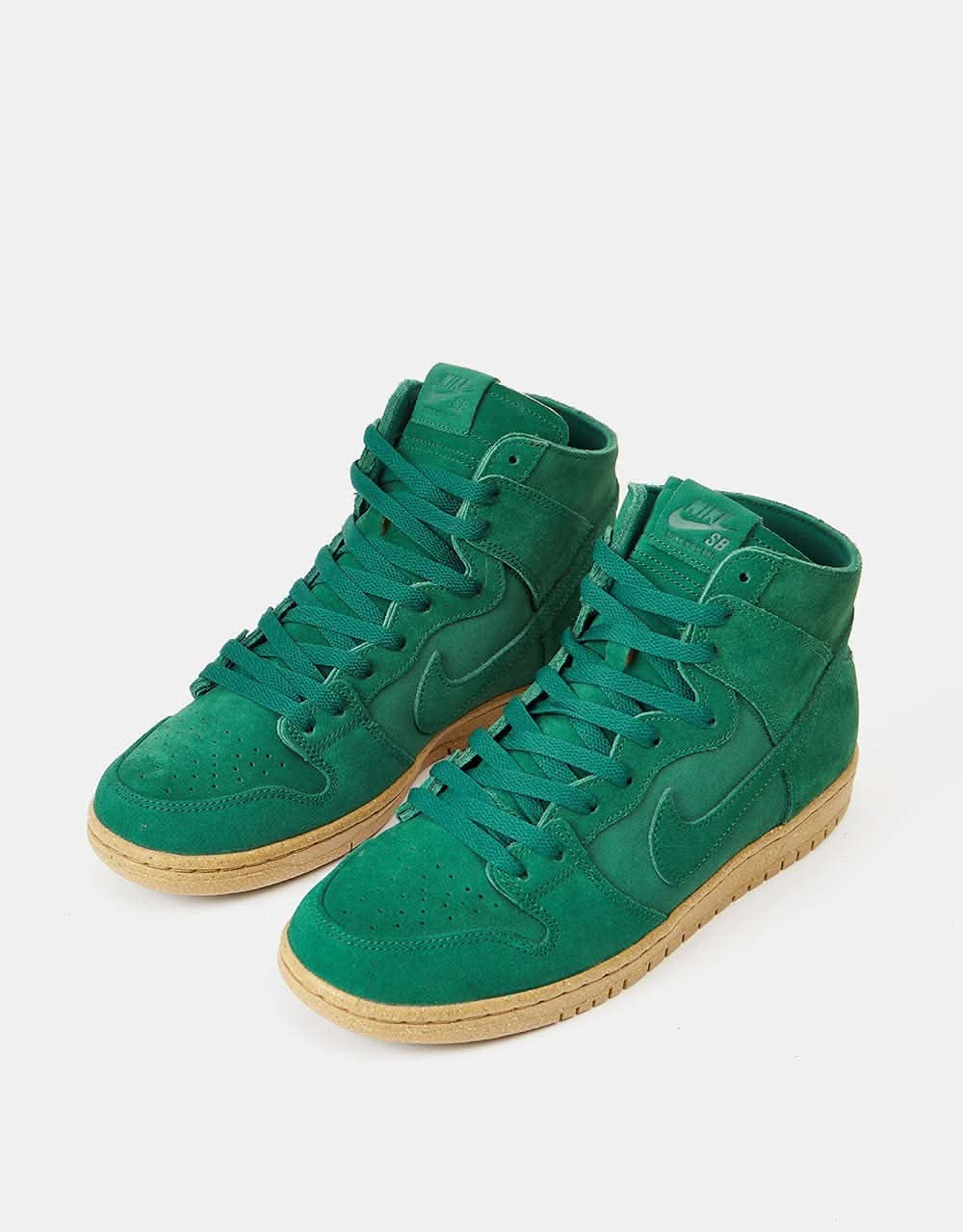 Nike SB Dunk High Pro Decon Skate Shoes - Gorge Green/Gorge Green-Black - Image 4