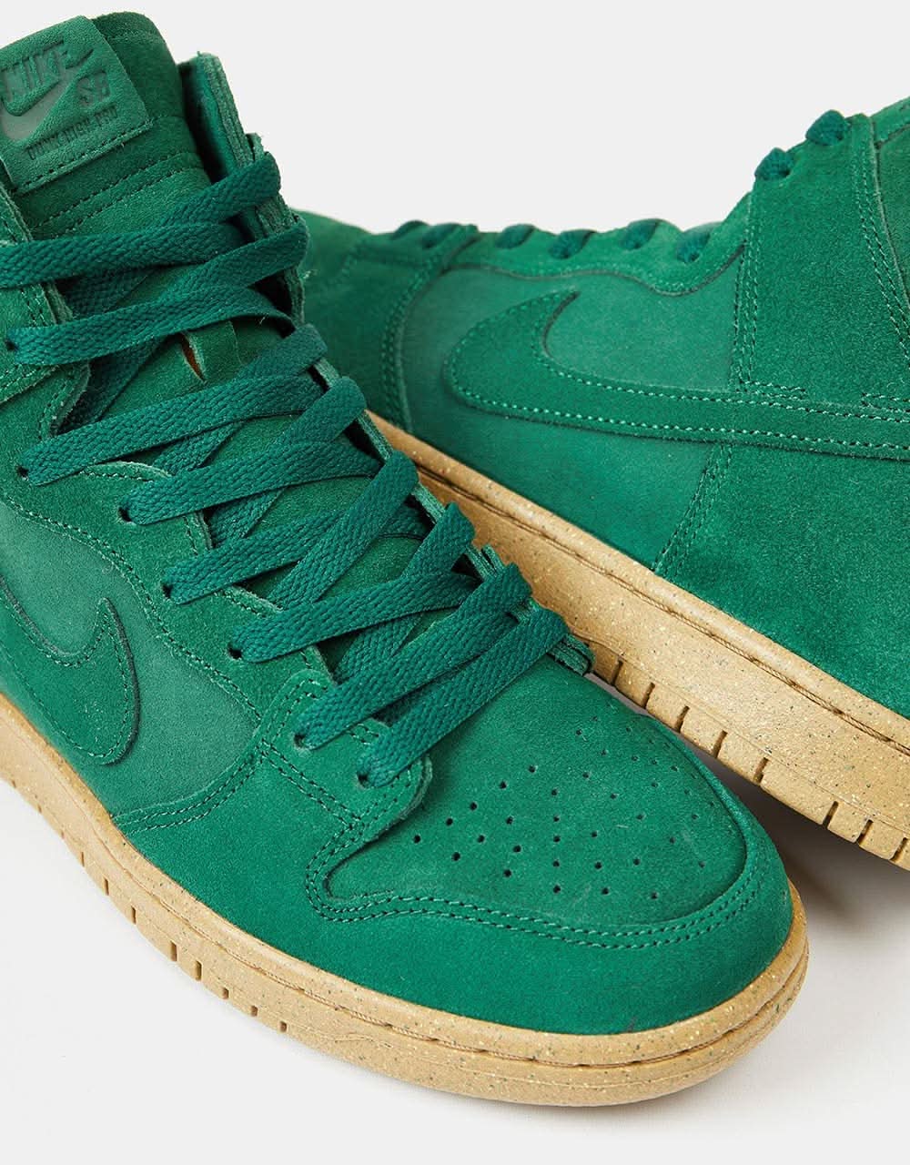 Nike SB Dunk High Pro Decon Skate Shoes - Gorge Green/Gorge Green-Black - Image 5