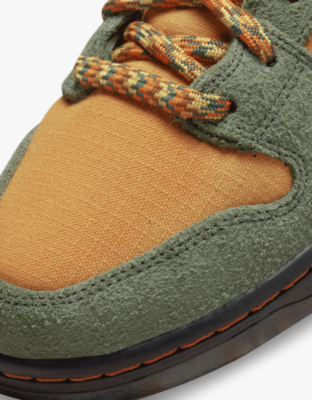 Nike SB Dunk High Pro QS Skate Shoes - Carbon Green/Cider-Wheat Gold - Image 8