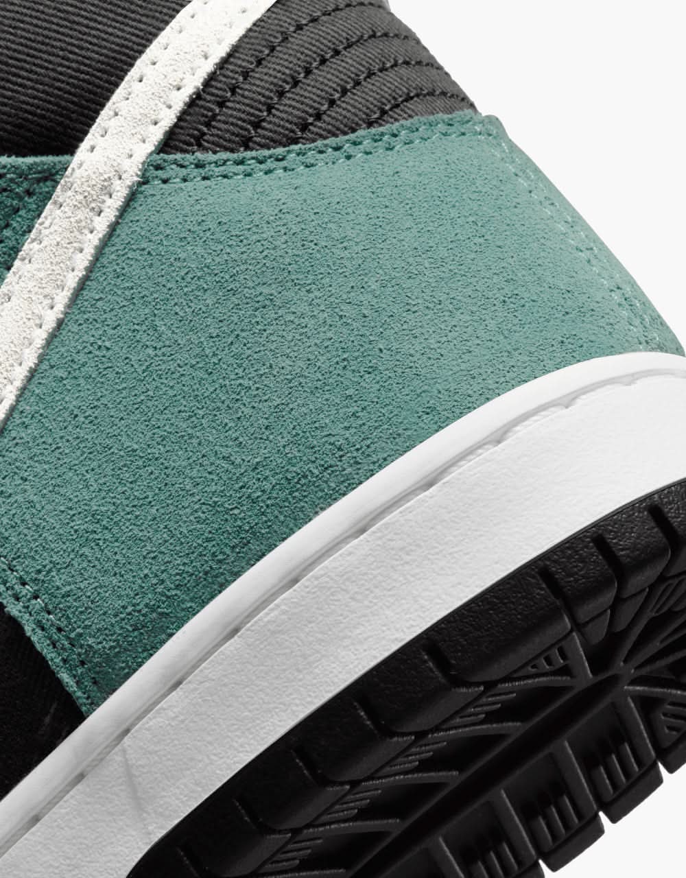 Nike SB Dunk High Pro Skate Shoes - Mineral Slate/Sail-Black-White - Image 7