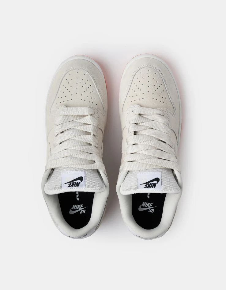 Nike SB Dunk Low Pro B Skate Shoes - Pale Ivory/Pale Ivory-Summit White-Gum - Image 4