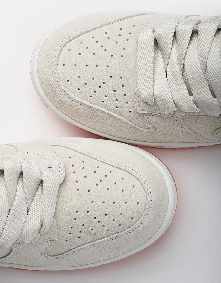 Nike SB Dunk Low Pro B Skate Shoes - Pale Ivory/Pale Ivory-Summit White-Gum - Image 6
