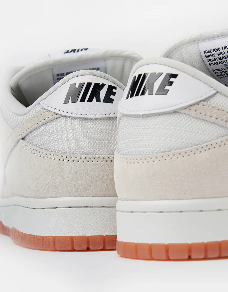 Nike SB Dunk Low Pro B Skate Shoes - Pale Ivory/Pale Ivory-Summit White-Gum - Image 8