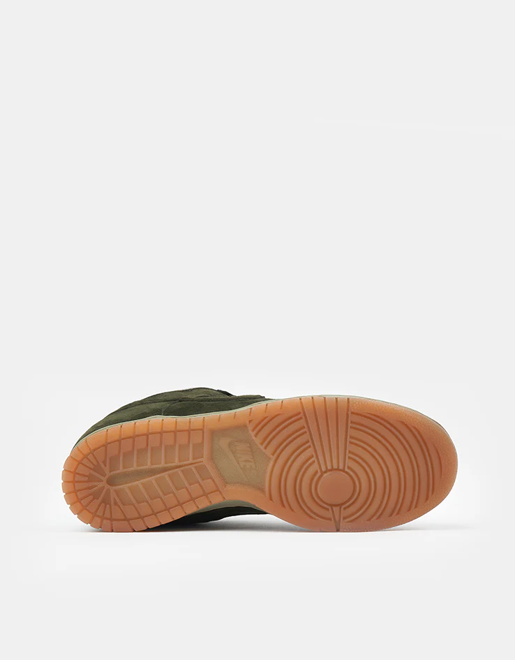 Nike SB Dunk Low Pro B Skate Shoes - Sequoia/Sequoia-Light Army-White - Image 10