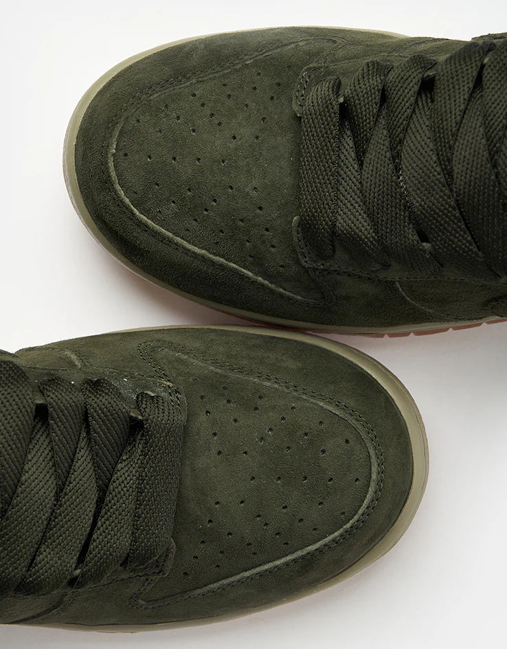 Nike SB Dunk Low Pro B Skate Shoes - Sequoia/Sequoia-Light Army-White - Image 8