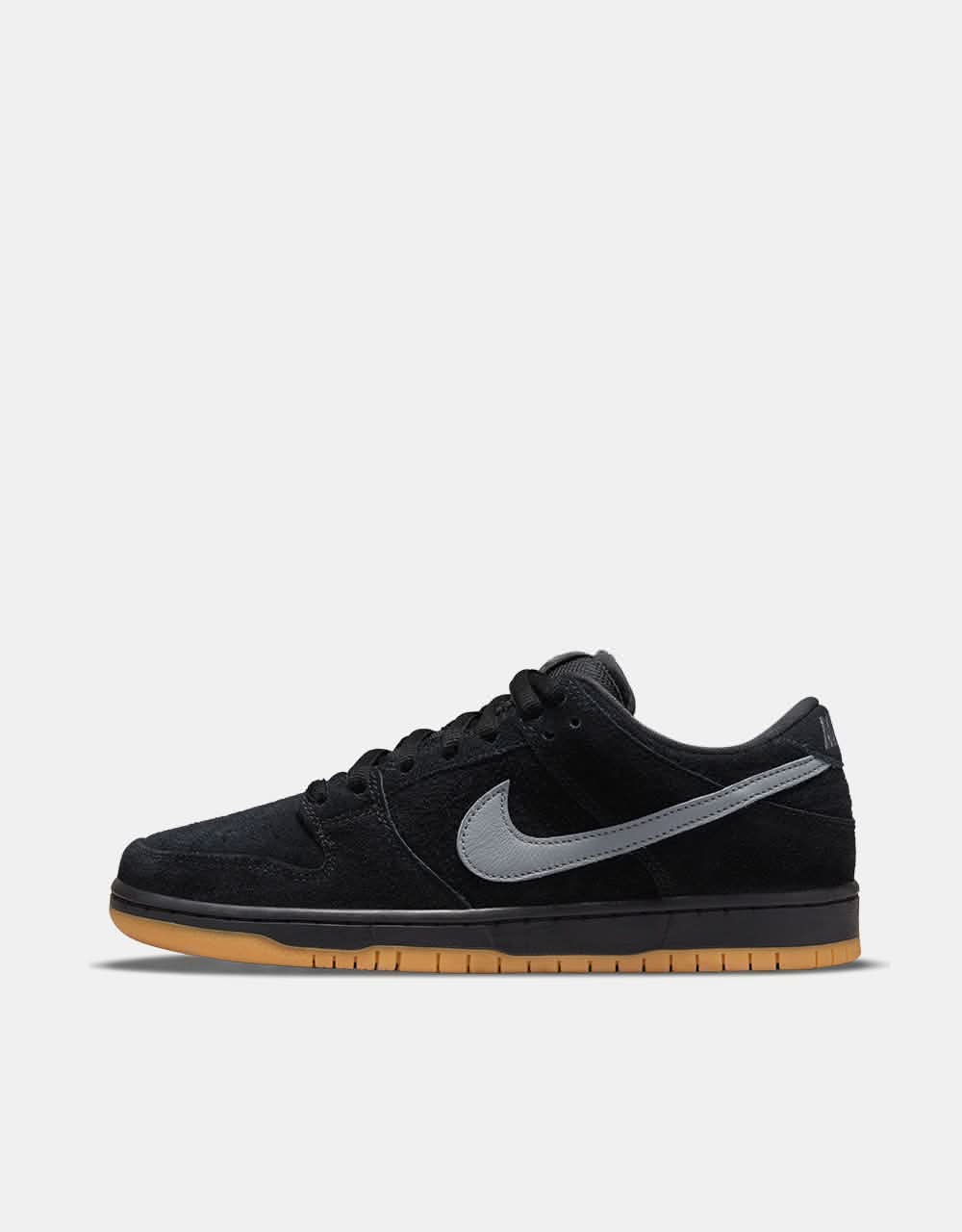 Nike SB Dunk Low Pro Skate Shoes - Black/Cool Grey-Black-Black - Image 2
