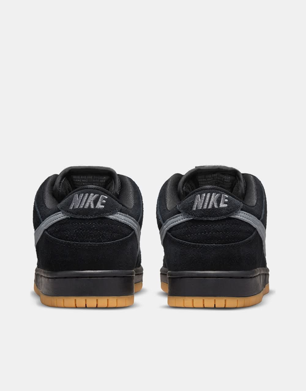 Nike SB Dunk Low Pro Skate Shoes - Black/Cool Grey-Black-Black - Image 4