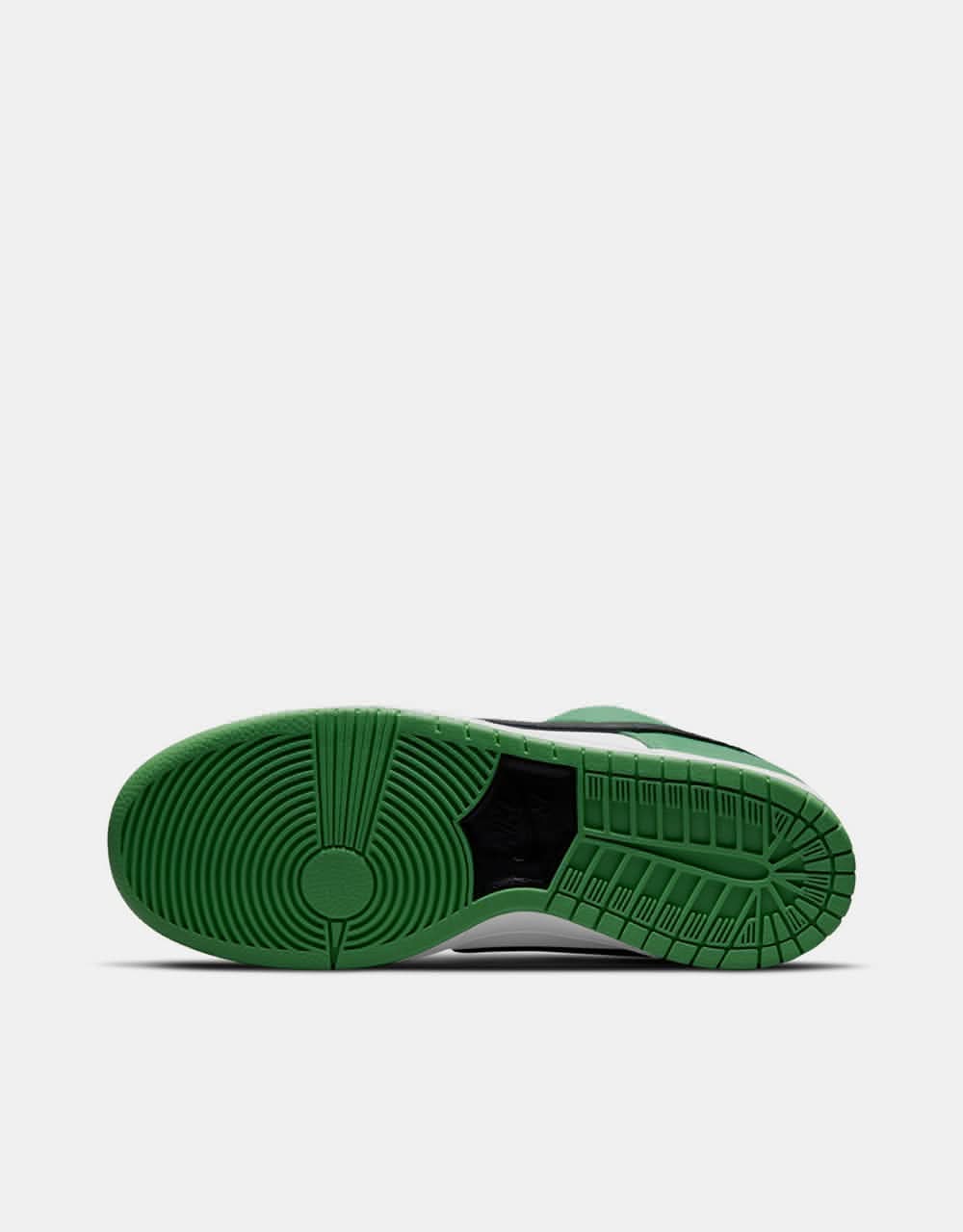 Nike SB Dunk Low Pro Skate Shoes - Classic Green/Black-White-Classic Green - Image 5