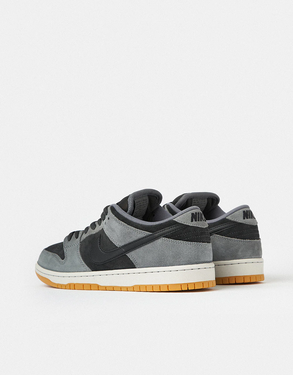 Nike SB Dunk Low Pro Skate Shoes - Dk Smoke Grey/Black-Smoke Grey - Image 5
