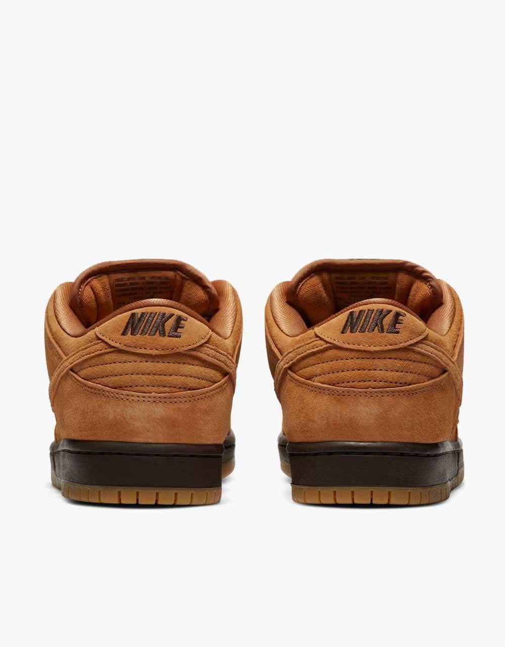 Nike SB Dunk Low Pro Skate Shoes - Flax/Flax-Flax-Baroque Brown - Image 3