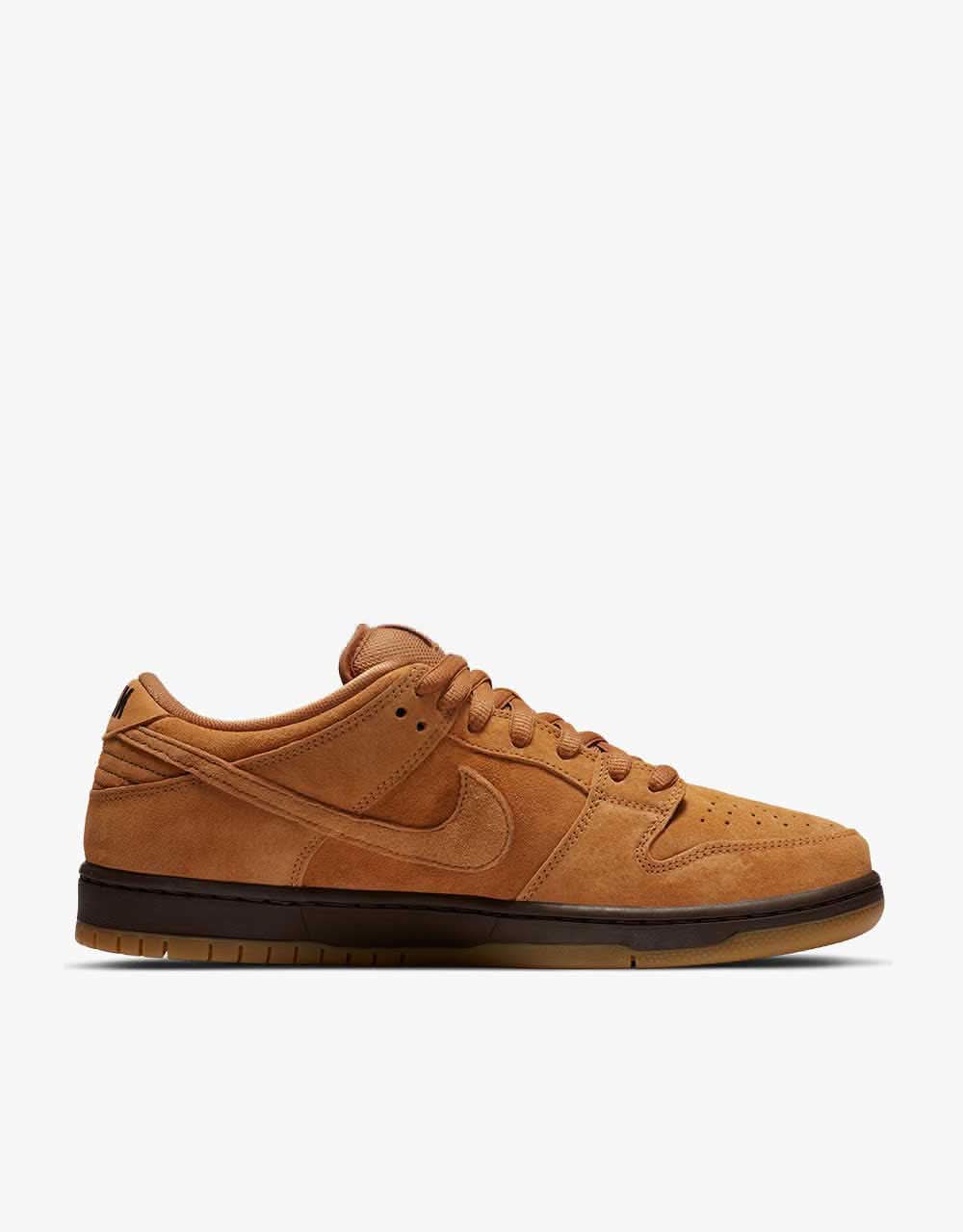 Nike SB Dunk Low Pro Skate Shoes - Flax/Flax-Flax-Baroque Brown - Image 4