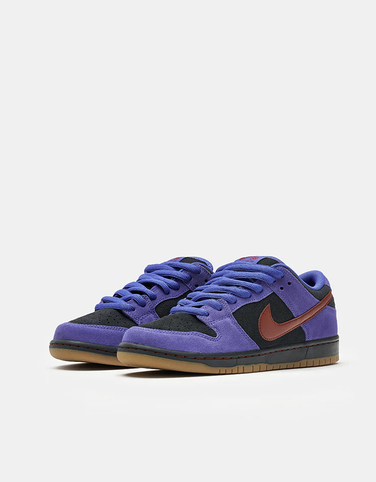 Nike SB Dunk Low Pro Skate Shoes - Persian Violet/Cinnamon-Off Noir - Image 4