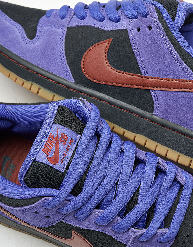 Nike SB Dunk Low Pro Skate Shoes - Persian Violet/Cinnamon-Off Noir - Image 6