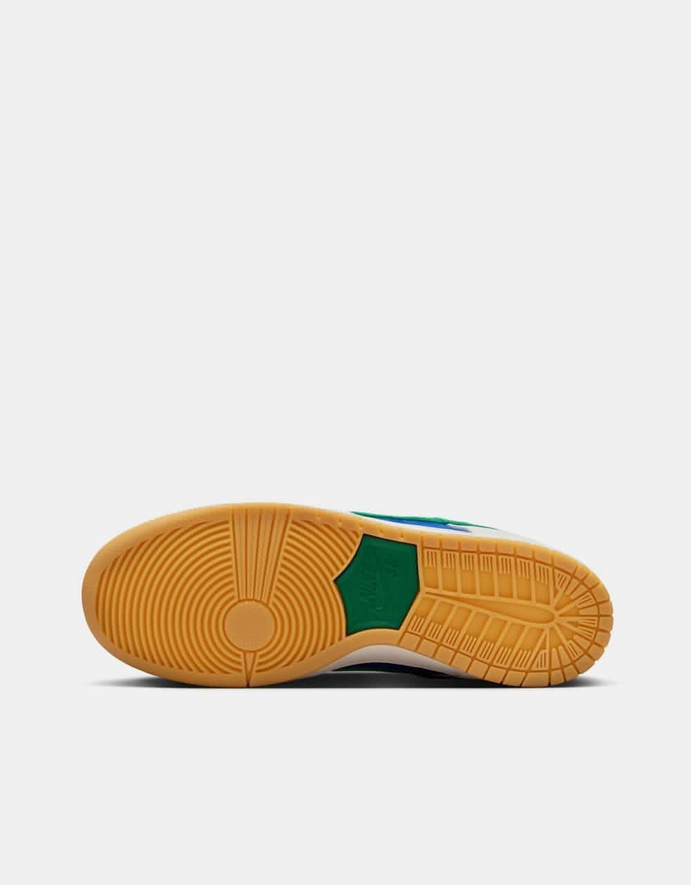 Nike SB Dunk Low Pro Skate Shoes - Phantom/Malachite-Hyper Royal - Image 5