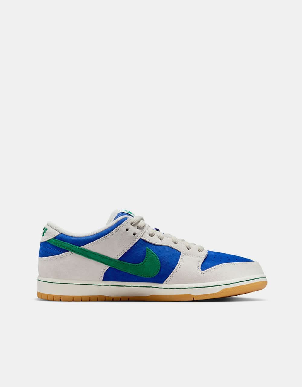 Nike SB Dunk Low Pro Skate Shoes - Phantom/Malachite-Hyper Royal - Image 6