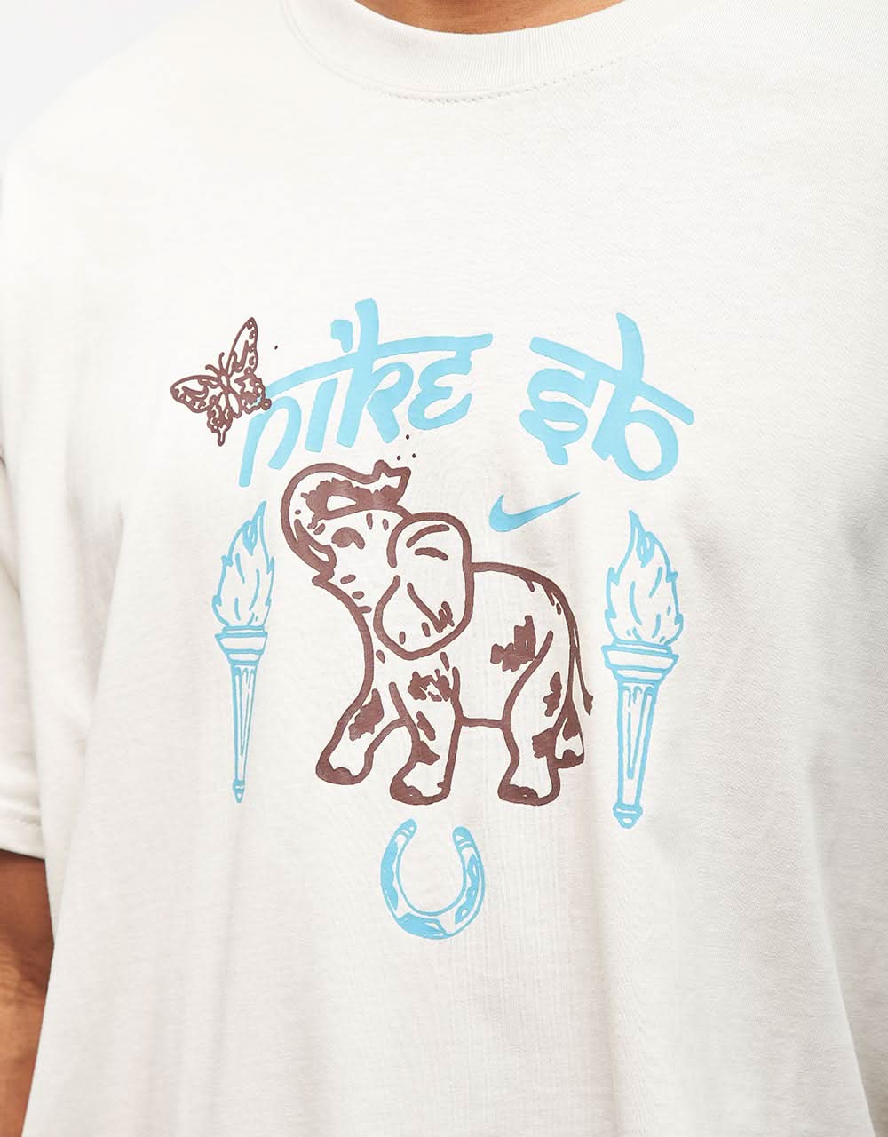 Nike SB Elephant T-Shirt - Light Bone - Image 3