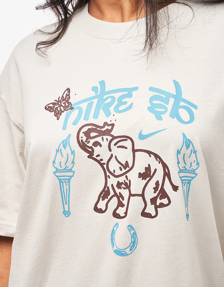 Nike SB Elephant T-Shirt - Light Bone - Image 7