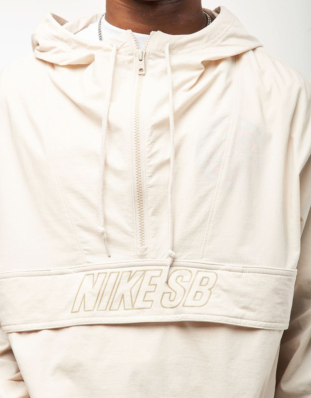 Nike SB Essential Anorak Jacket - Light Orewood Brown/Khaki - Image 4