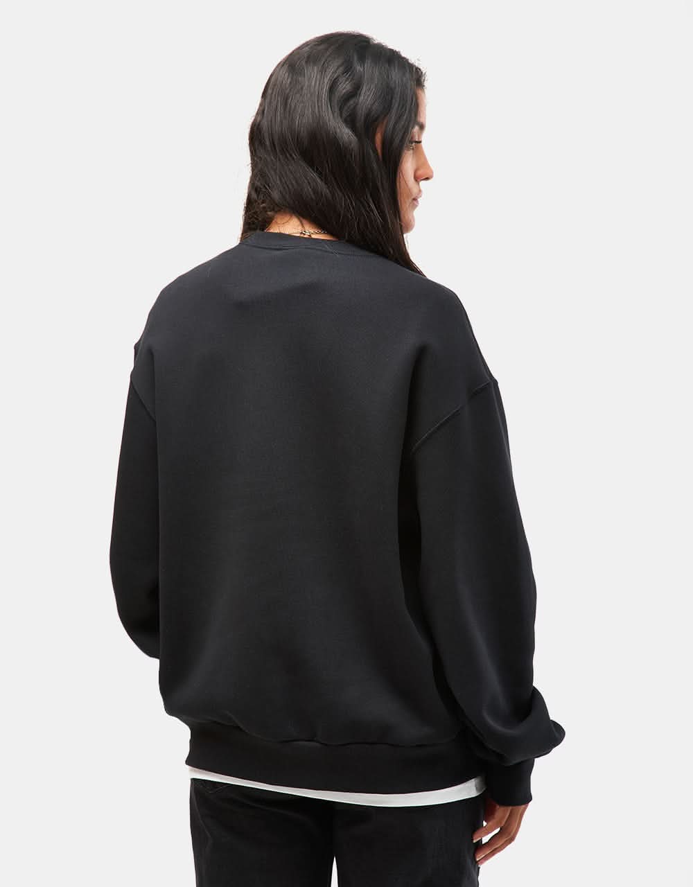 Nike SB Essential Logo Crew - Black/White - Image 6