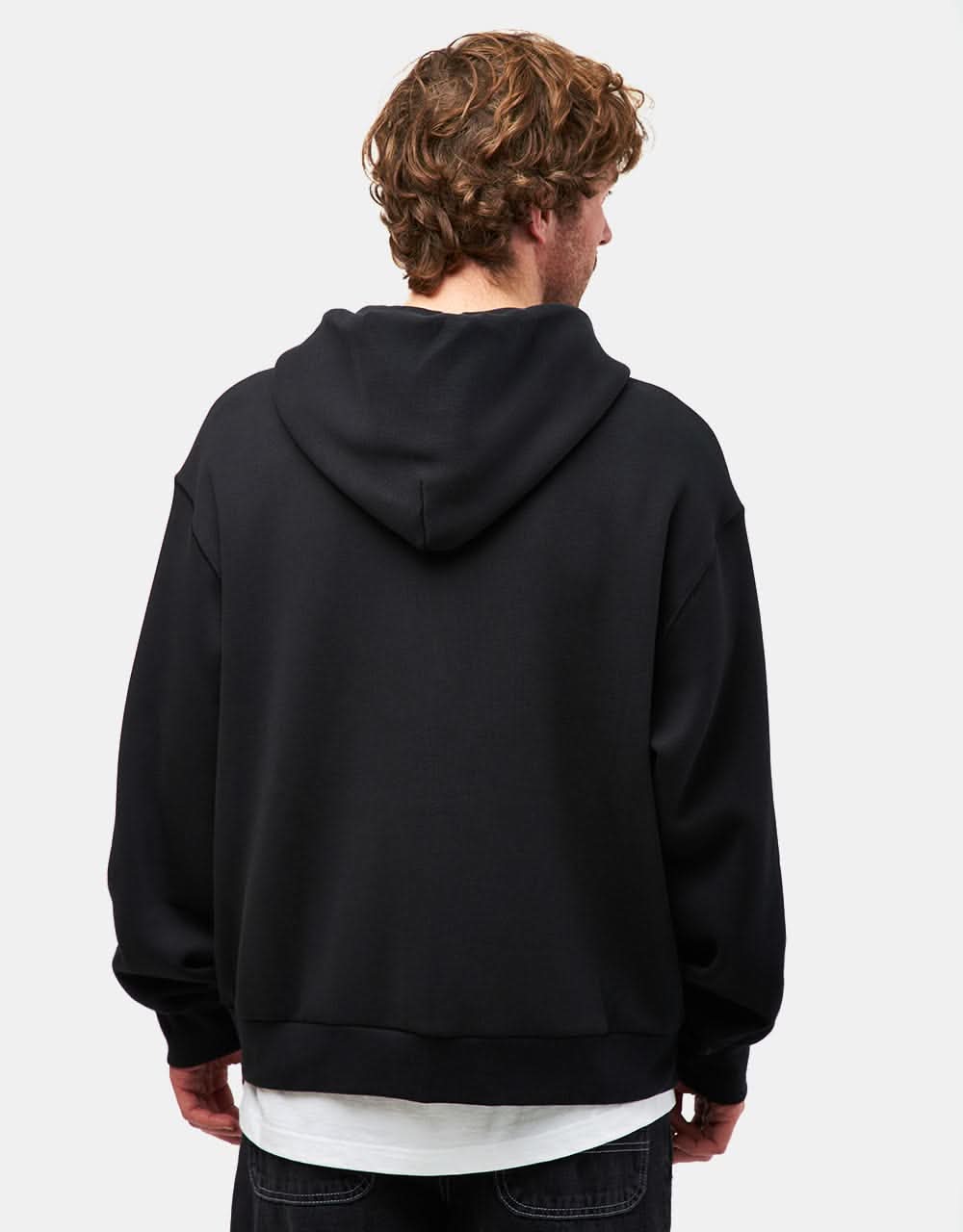 Nike SB Essential Logo Full Zip Hoodie - Black/White - Image 3