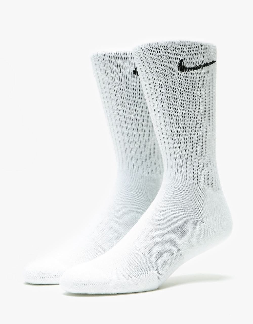 Nike SB Everyday Cushioned Socks 3 Pack - Black/White/Heather Grey - Image 5