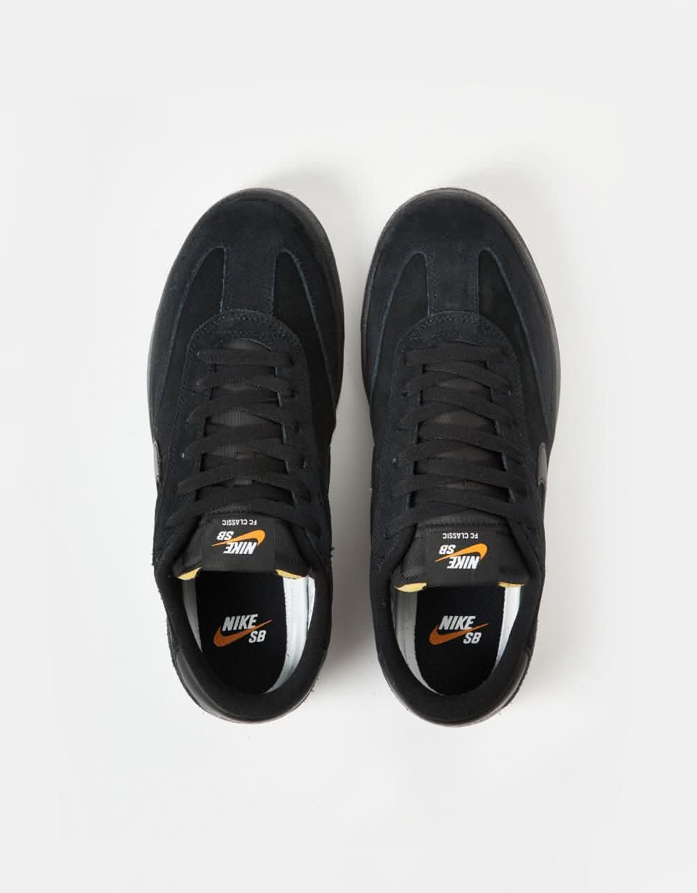 Nike SB FC Classic Skate Shoes - Black/Black-Black-Vivid Orange - Image 5