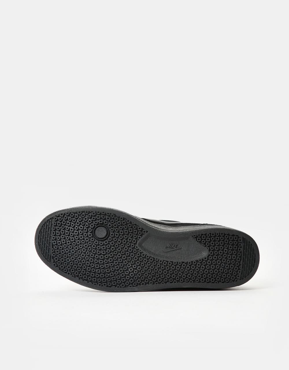 Nike SB FC Classic Skate Shoes - Black/Black-Black-Vivid Orange - Image 7