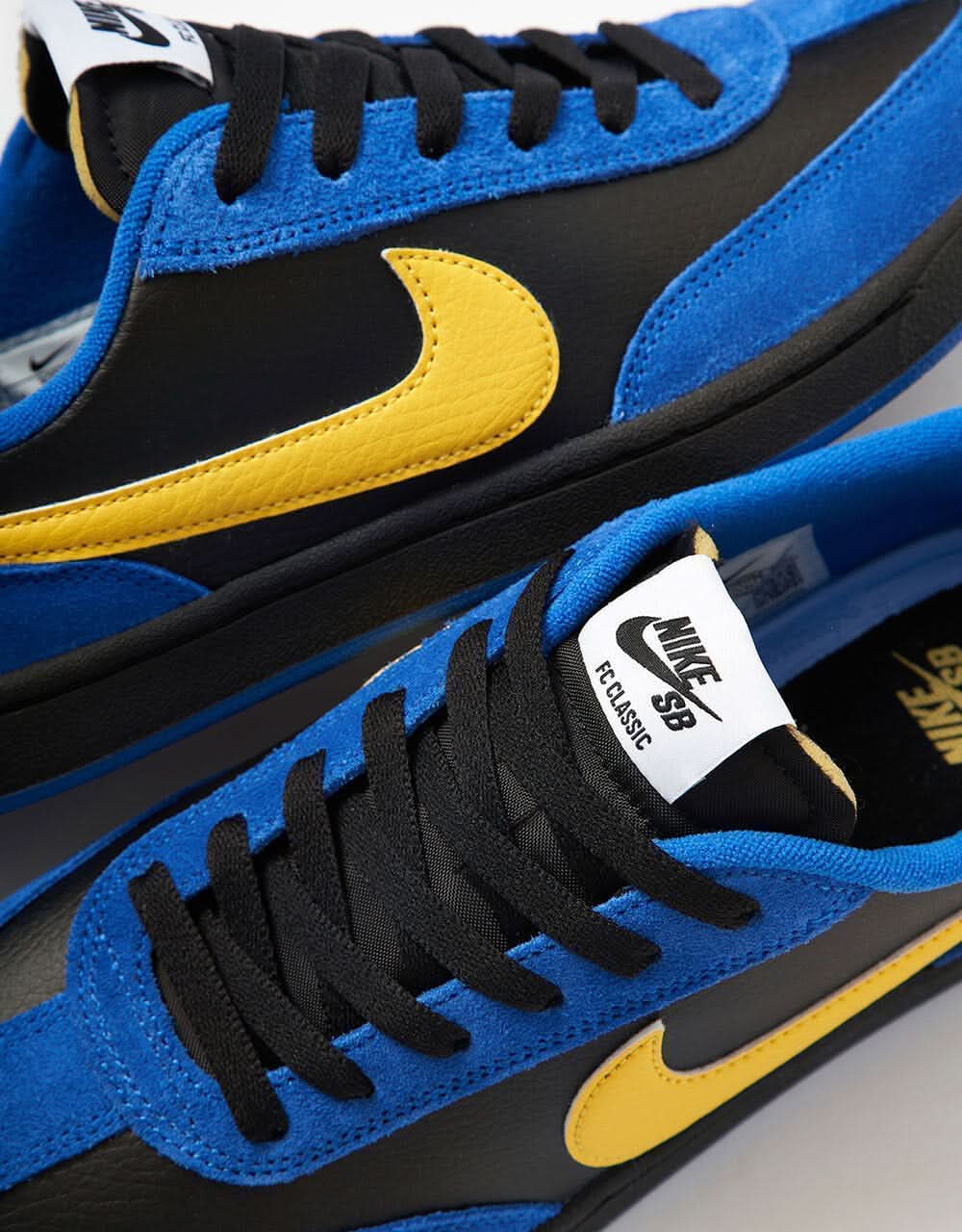 Nike SB FC Classic Skate Shoes - Royal Blue/Varsity Maize-Black-White - Image 6