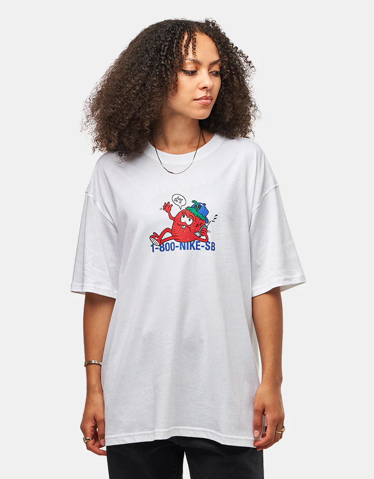 Nike SB Flip Phone T-Shirt - White - Image 5