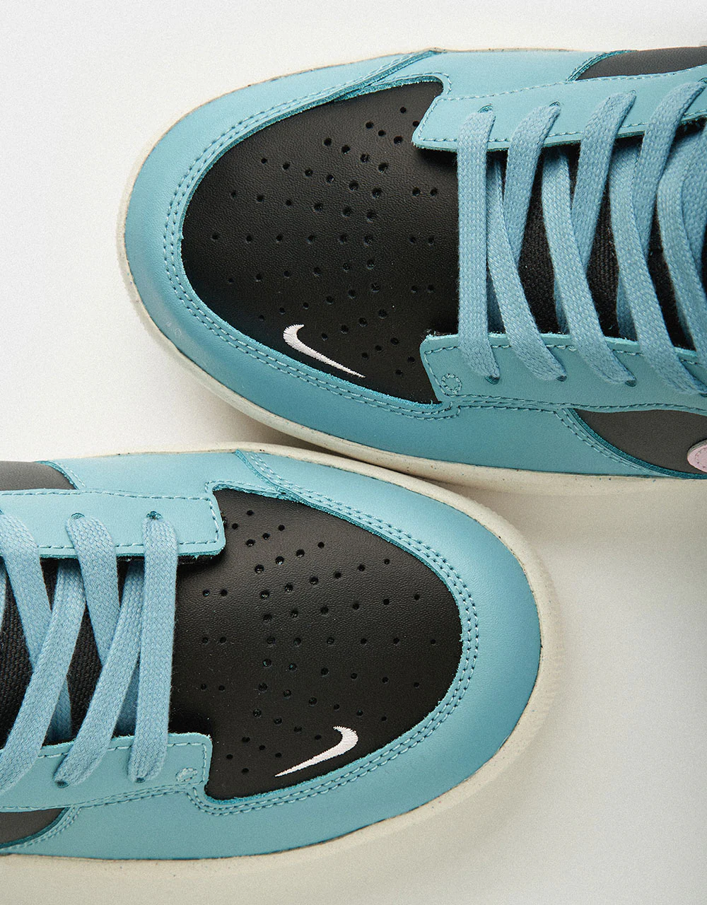 Nike SB Force 58 Premium Skate Shoes - Denim Turq/Pink Foam -Dk Smoke Grey - Image 4