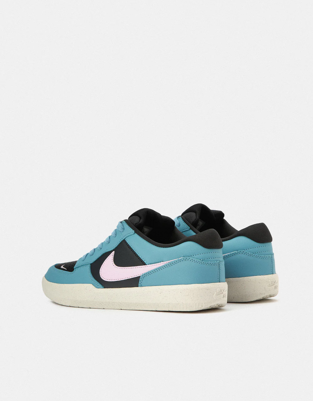 Nike SB Force 58 Premium Skate Shoes - Denim Turq/Pink Foam -Dk Smoke Grey - Image 6