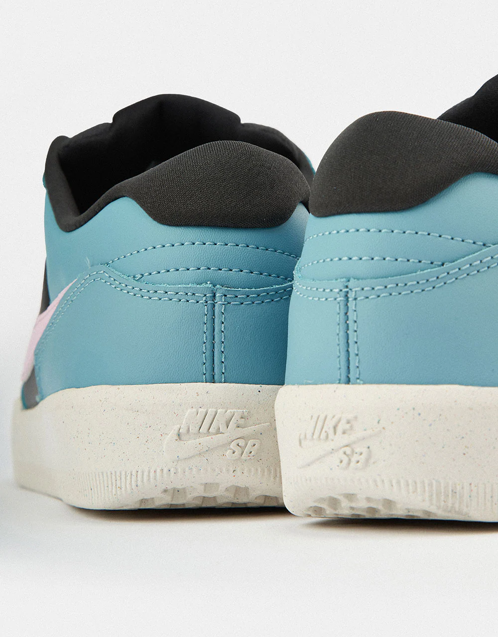 Nike SB Force 58 Premium Skate Shoes - Denim Turq/Pink Foam -Dk Smoke Grey - Image 7