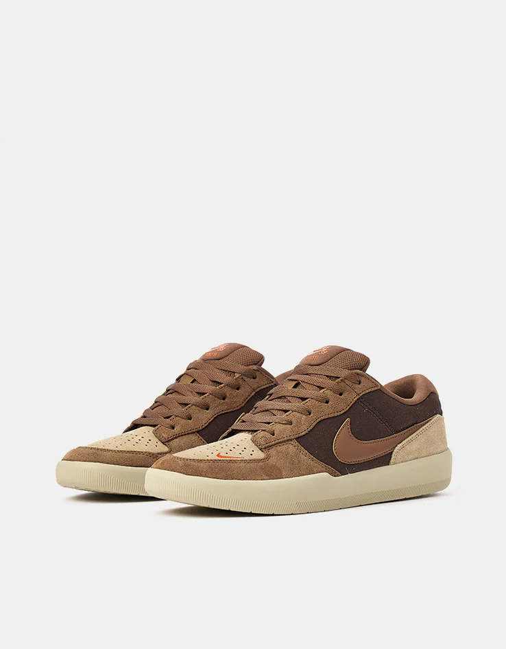 Nike SB Force 58 Skate Shoes - Baroque Brown/Mosswood Brown - Image 3