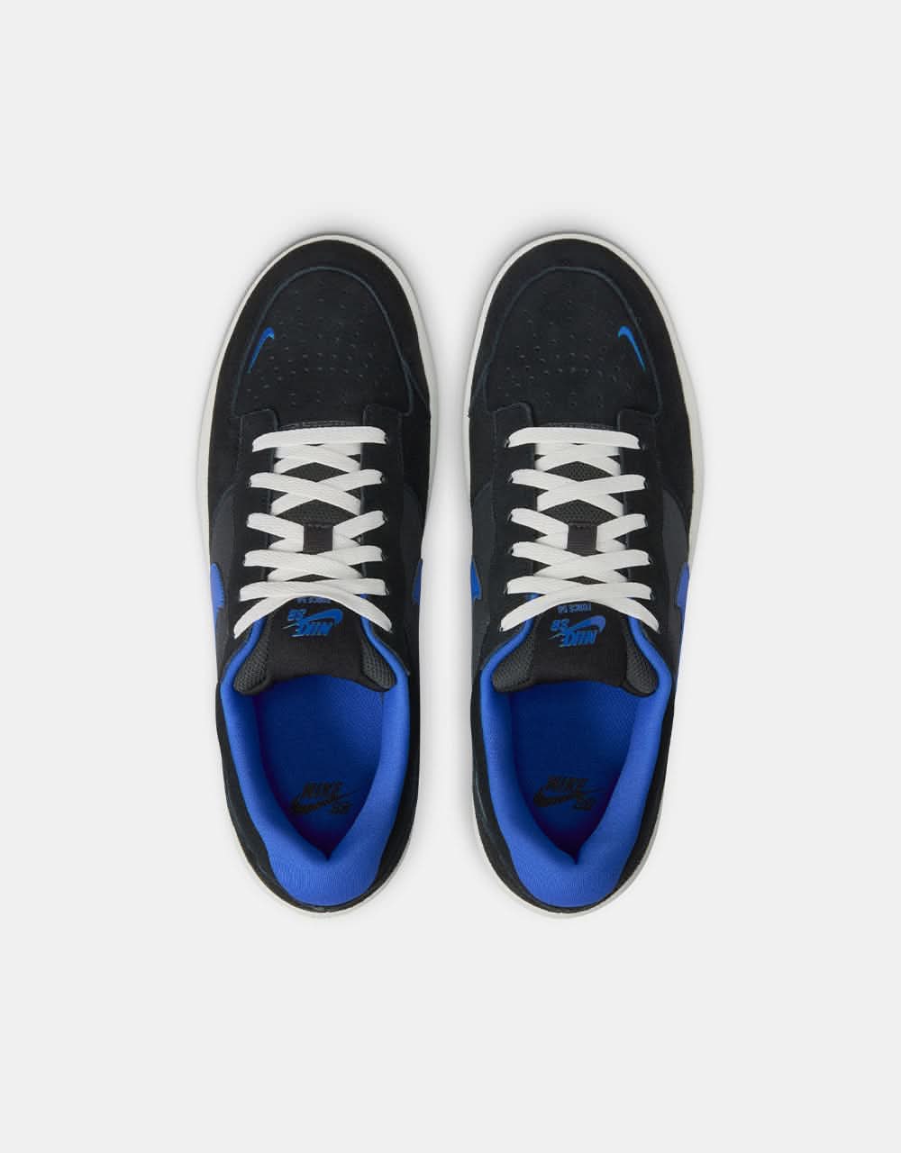 Nike SB Force 58 Skate Shoes - Black/Hyper Royal-Anthracite-Summit White - Image 3