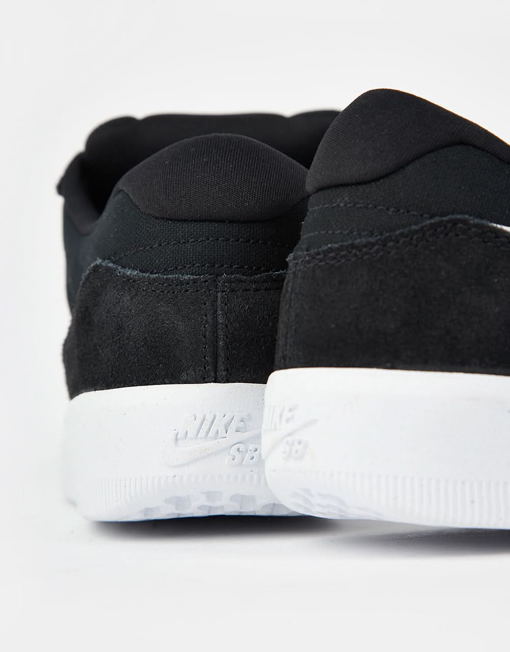 Nike SB Force 58 Skate Shoes - Black/White-Black - Image 5