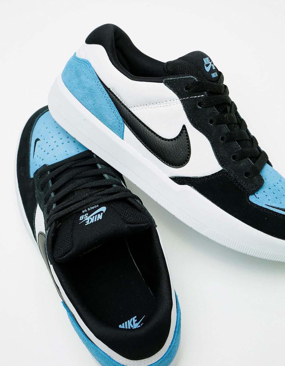 Nike SB Force 58 Skate Shoes - Dutch Blue/Black-White - Image 7