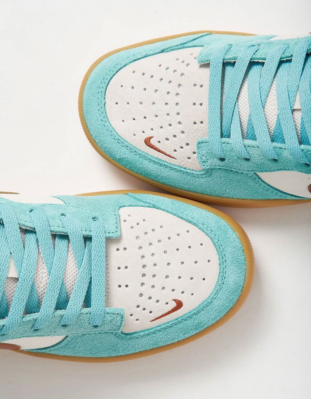 Nike SB Force 58 Skate Shoes - Green Frost/Dark Russet-Phantom - Image 5