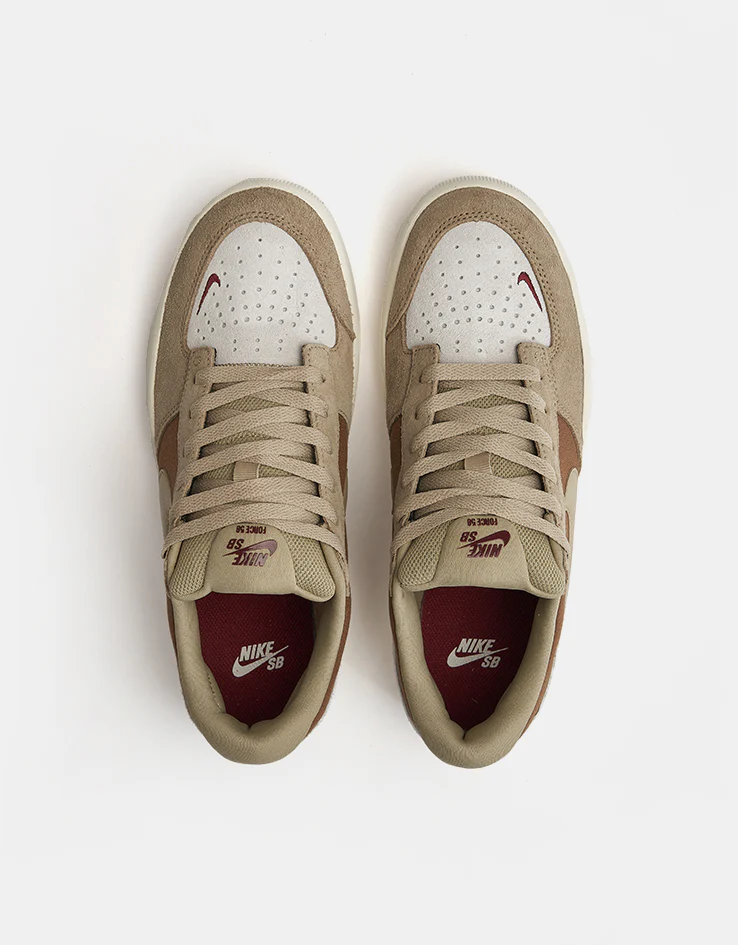 Nike SB Force 58 Skate Shoes - Lt British Tan/Parachute Beige - Image 2