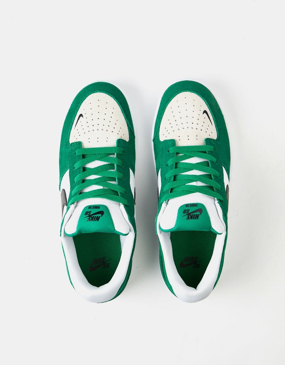Nike SB Force 58 Skate Shoes - Pine Green/Black-White-White - Image 4